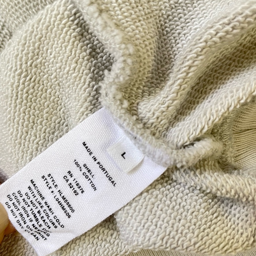 Helmut Lang men’s gray Reagan Hoodie sweatshirt streetwear - Picture 11 of 11